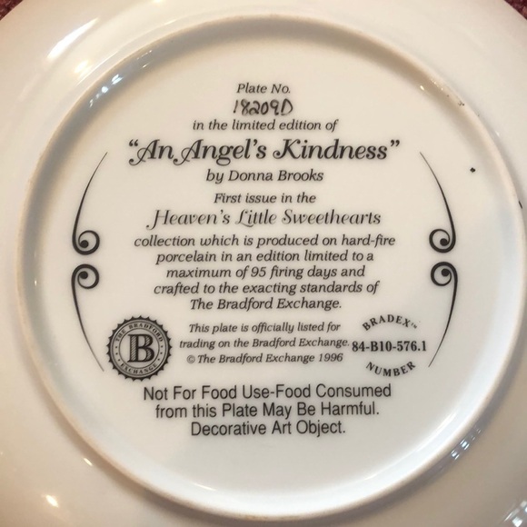 Vintage Angel Plate - Picture 4 of 6